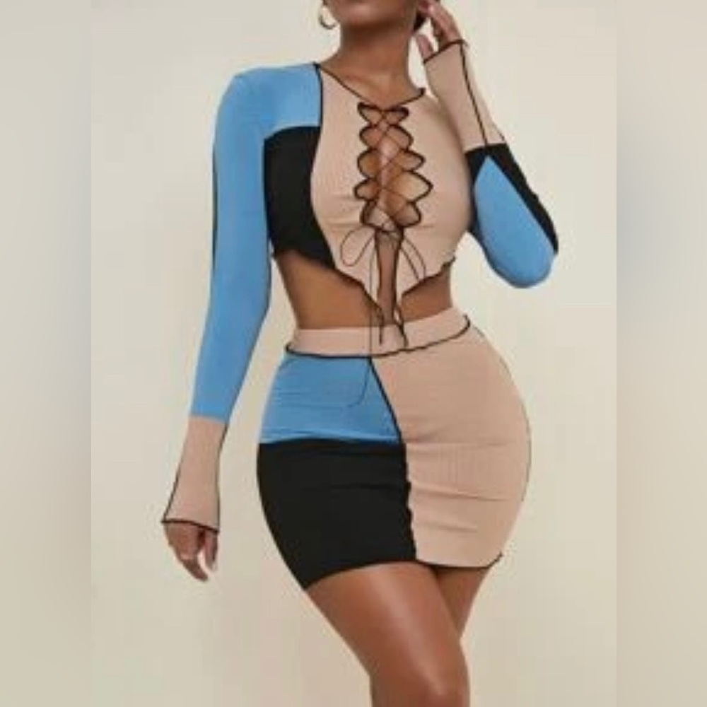 Two piece skirt set